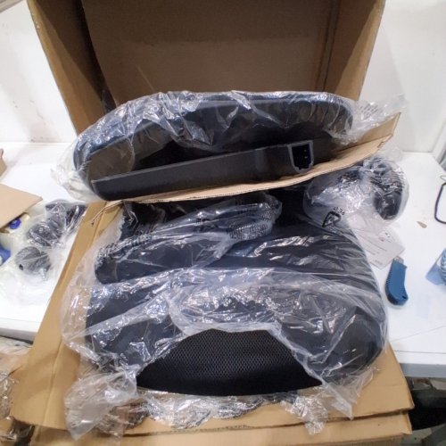 MAINSTAYS ERGONOMIC ADJUSTABLE HEIGHT OFFICE CHAIR WITH LUMBAR SUPPORT AND FLIP ARMRESTS - BLACK - (MODEL: 52075) image 3