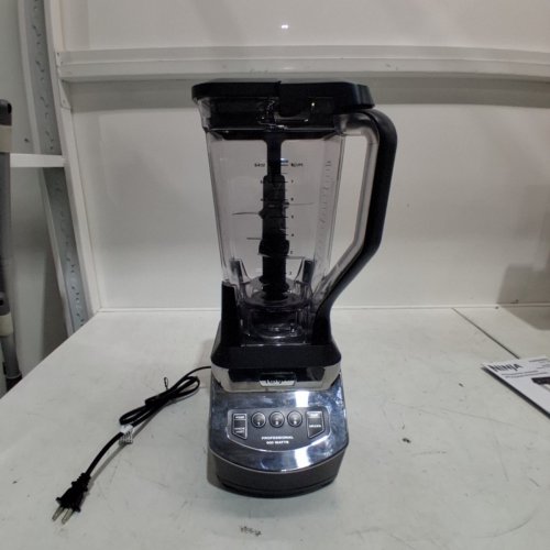 NINJA PROFESSIONAL BLENDER - 72OZ PITCHER/900W - BLACK/SILVER (MODEL: NJ600WMC) image 3