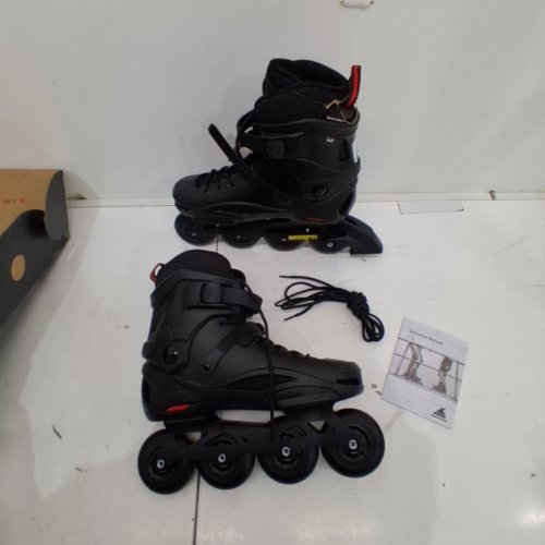 MEN'S ROLLERBLADE URBAN INLINE SKATE - SIZE 10 - BLACK / RED (MODEL: RB 80) image 3