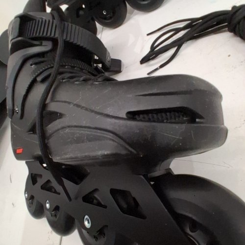 MEN'S ROLLERBLADE URBAN INLINE SKATE - SIZE 10 - BLACK / RED (MODEL: RB 80) image 4