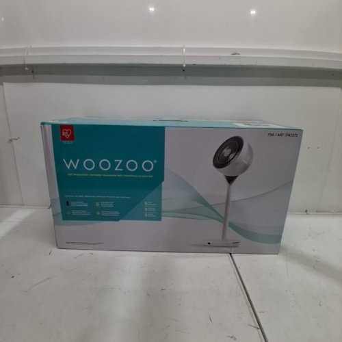 WOOZOO 360° PEDESTAL 12-SPEED AIR CIRCULATOR - ADJUSTABLE HEIGHT 21" TO 40" - WHITE (MODEL: STF-360DC/1747373) image 5