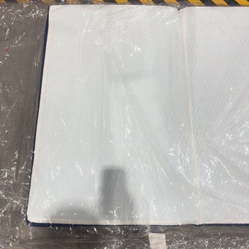 UNBRANDED 4" TRIFOLD MATTRESS - TWIN - WHITE/BLUE image 3