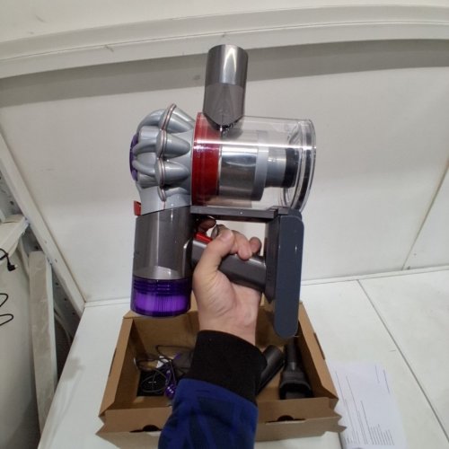 DYSON CAR+BOAT HANDHELD VACUUM WITH MINI MOTORIZED TOOL, COMBINATION TOOL, & CREVICE TOOL - GREY (MODEL: HH15) image 4