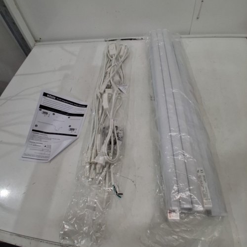 8PK KIHUNG 2FT T5 LED INTEGRATED TUBE LIGHT FIXTURE - 20W - 4000K/COOL WHITE image 3