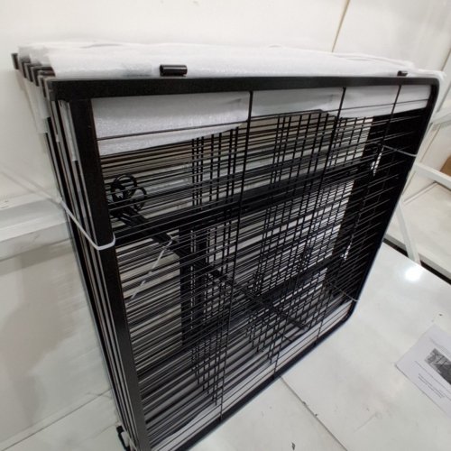 PAYLESSHERE HEAVY DUTY PET PLAYPEN WITH DOOR - 32" - BLACK (MODEL: HP3232-8-BLACK) image 3