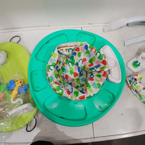 BRIGHT STARTS BOUNCE BOUNCE BABY 2-IN-1 ACTIVITY CENTER JUMPER AND TABLE - 6M+ - PLAYFUL POND GREEN (MODEL: 11565) image 5