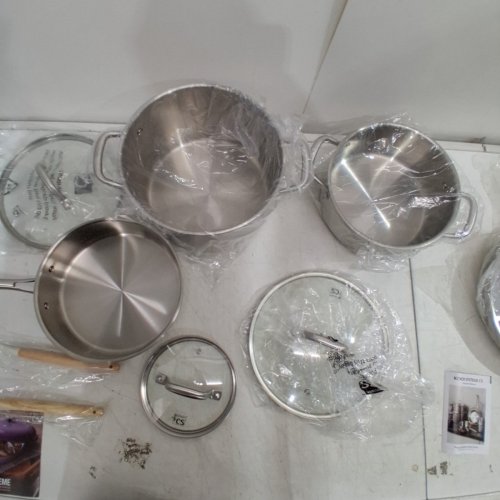 17PC KOCH SYSTEME COOKWARE SET - ASSORTED - STAINLESS STEEL (MODEL: 109790) image 4