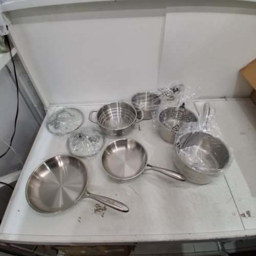 17PC KOCH SYSTEME COOKWARE SET - ASSORTED - STAINLESS STEEL (MODEL: 109790) image 5