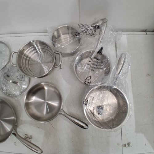 17PC KOCH SYSTEME COOKWARE SET - ASSORTED - STAINLESS STEEL (MODEL: 109790) image 6