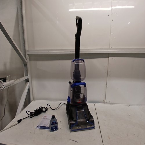 BISSELL POWERCLEAN TURBOBRUSH PET UPRIGHT CARPET CLEANER, POWERFUL & LIGHTWEIGHT - 120V - BLUE (MODEL : 3938C) image 4