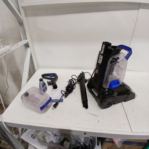 BISSELL POWERCLEAN TURBOBRUSH PET UPRIGHT CARPET CLEANER, POWERFUL & LIGHTWEIGHT - 120V - BLUE (MODEL : 3938C) image 6