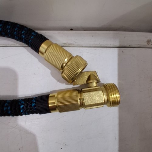 LUFT EXPANDABLE GARDEN HOSE WITH SPRAY NOZZLE - 100FT - BLUE/BLACK image 5