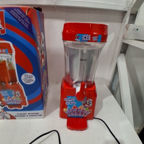 FIZZ CREATIONS ICEE AT HOME SLUSHIE MAKING MACHINE - 34OZ - RED (MODEL: 200559) image 3