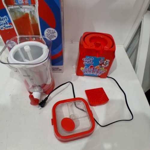 FIZZ CREATIONS ICEE AT HOME SLUSHIE MAKING MACHINE - 34OZ - RED (MODEL: 200559) image 4