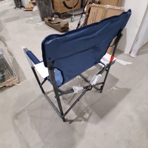 ASCEND PATHFINDER DIRECTORS CHAIR WITH SIDE TABLE - 300LBS MAX - BERING SEA/DRESS BLUE (MODEL: FC-065L / 4551406) image 3