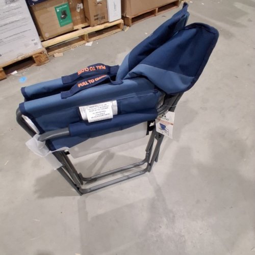 ASCEND PATHFINDER DIRECTORS CHAIR WITH SIDE TABLE - 300LBS MAX - BERING SEA/DRESS BLUE (MODEL: FC-065L / 4551406) image 4