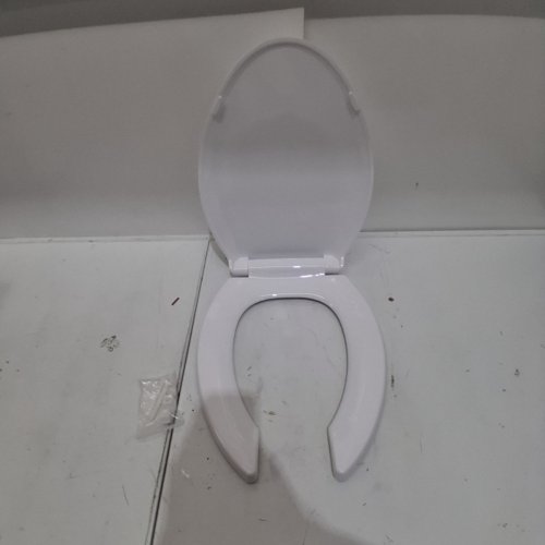 TOWO ELONGATED OPEN FRONT TOILET SEAT- 18.11" - WHITE (MODEL: 180498) image 2