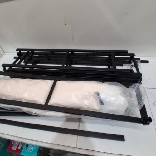 AMAZON BASICS 9" MATTRESS FOUNDATION, SMART BOX SPRING BED FRAME - FULL - 74" X 53" - (MODEL: B07K6H2P7G) image 3