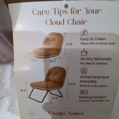 ZONI MORPH FLOOR CHAIR - BROWN image 4
