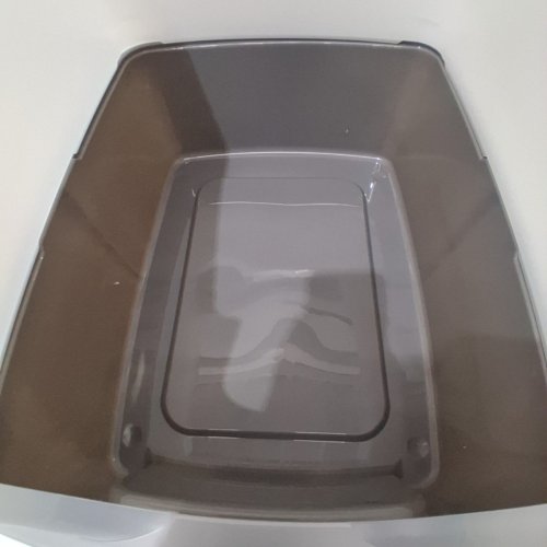 LITTER GENIE CAT LITTER BOX WITH SHIELD AND SCOOP- GREY (MODEL:500423) image 3