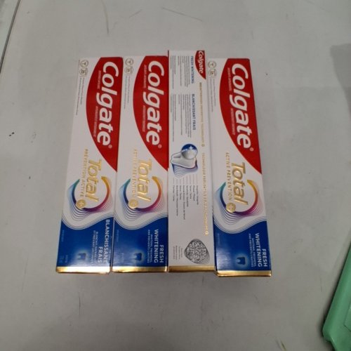 4PK COLGATE TOTAL ACTIVE PREVENTION TOOTHPASTE - FRESH WHITENING - 170ML/EACH image 2