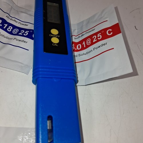 DIGITAL PH METER WITH BUFFER POWDER - PH 0.00-14.00 - BLUE image 5