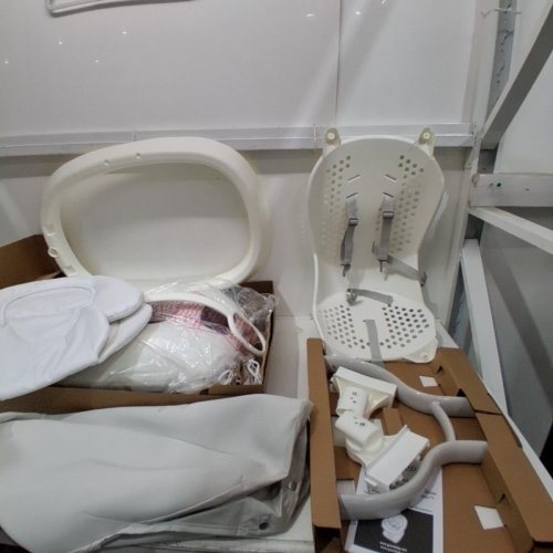 GRACO SMART SENSE SOOTHING SOFT COTTON SEAT BABY SWING - 25LB CAP - GREY/WHITE (MODEL: 2227837) image 3