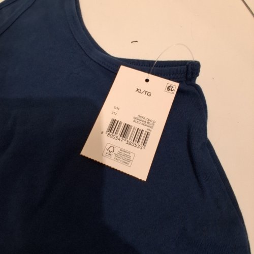 WOMEN'S GEORGE BASIC SCOOP NECK TANK - EXTRA LARGE - NAVY (STYLE: GRY01006LD) image 2