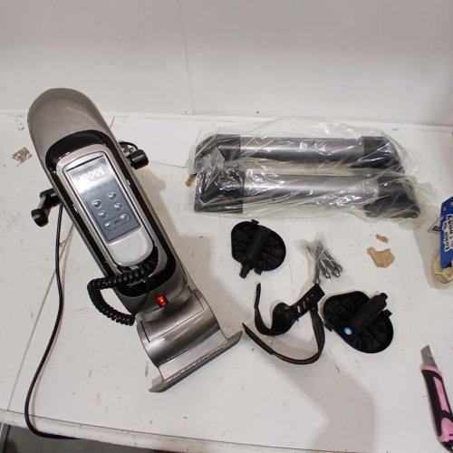 HNLIY MINI ELECTRIC EXERCISE BIKE WITH UPGRADED NON-SLIP BASE - SILVER (MODEL: HL-MB001) image 4