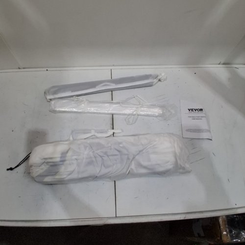 VEVOR PORTABLE PAINT BOOTH - 90"X62"X62" - WHITE/BLACK/ORANGE - (MODEL:0010) image 2