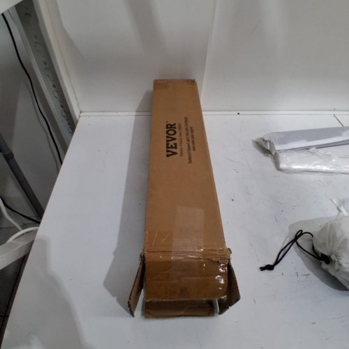 VEVOR PORTABLE PAINT BOOTH - 90"X62"X62" - WHITE/BLACK/ORANGE - (MODEL:0010) image 4