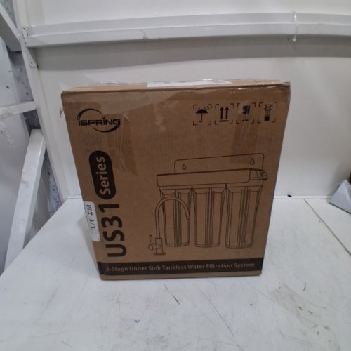 ISPRING 3-STAGE UNDER SINK HIGH-CAPACITY TANKLESS DRINKING WATER FILTRATION SYSTEM - INCLUDES SEDIMENT 2X CTO CARBON BLOCK FILTERS (MODEL: US31-BV) image 5