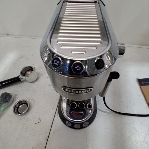 DELONGHI EC680M DEDICA 15-BAR PUMP ESPRESSO MACHINE, STAINLESS STEEL image 2