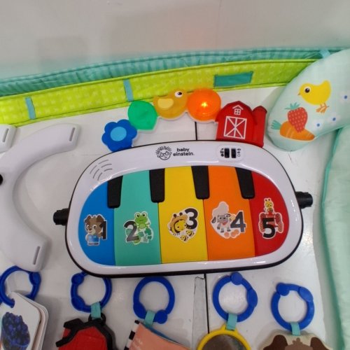 BABY EINSTEIN 4-IN-1 FARM EXPLORERS KICKIN’ TUNES MUSICAL MEADOW MUSIC AND LANGUAGE DISCOVERY GYM image 2