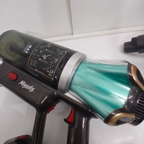 MIGUSKY CORDLESS VACUUM CLEANER - 29.6 V/650W - 70 MIN RUN TIME - TEAL & BLACK (MODEL: ATLAS900) image 5