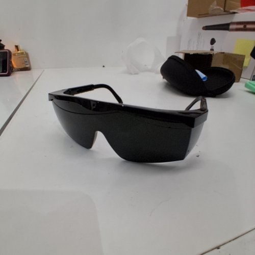 ADULTS IPL LASER SAFETY GLASSES WRAP AROUND LENSE SUNGLASSES - BLACK image 2