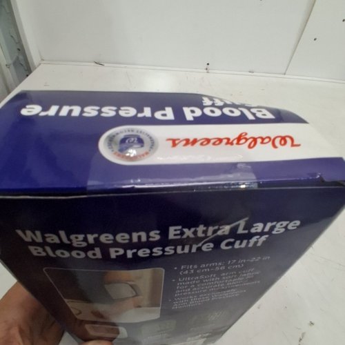 WALGREENS EXTRA LARGE BLOOD PRESSURE CUFF FOR SELECT MONITORS - FITS 17" - 22" ARMS (MODEL: 655329/W10233-1122-L) image 3