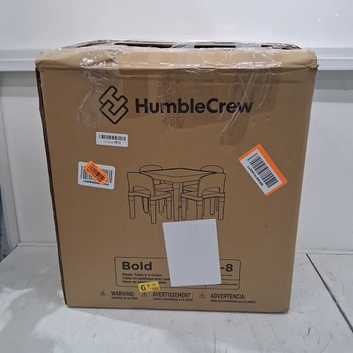 5PC KIDS' HUMBLE CREW TABLE AND CHAIR SET - 20" X 20" X 17" - MULTICOLOR (MODEL: TC657) image 6