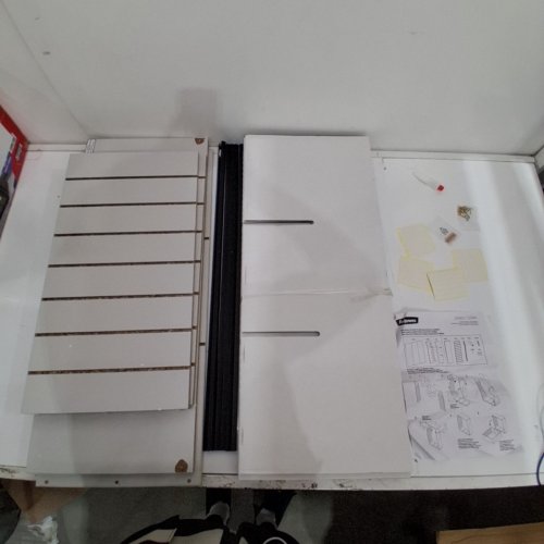 FELLOWES LITERATURE ORGANIZER 24 COMPARTMENT - DOVE GREY - 29" X 23.5" - (MODEL: 25041) image 2
