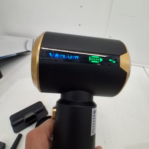 JIXINMIYUE RECHARGEABLE HANDHELD MINI VACUUM CLEANER - 16000PA - BLACK/GOLD (MODEL: HX-606) image 2
