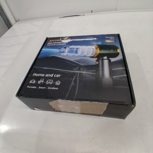 JIXINMIYUE RECHARGEABLE HANDHELD MINI VACUUM CLEANER - 16000PA - BLACK/GOLD (MODEL: HX-606) image 5