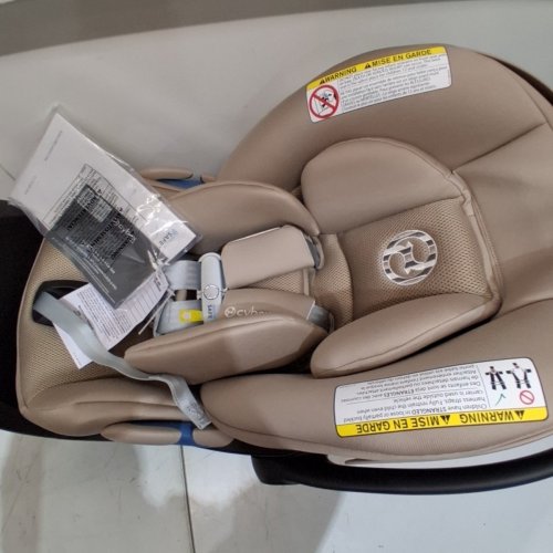 2PC CYBEX GOLD CLOUD G PRO INFANT CARSEAT WITH LOAD LEG BASE - 35LBS MAX - ALMOND BEIGE - (MODEL: 525000617) image 6