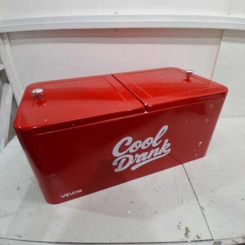 VEVOR ROLLING ICE CHEST HOLDS UP TO 50 BOTTLES - 80QT - RED (MODEL: DR120201) image 6