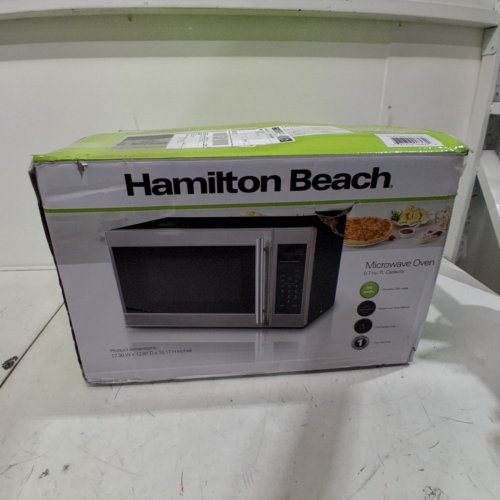 HAMILTON BEACH COMPACT DIGITAL MICROWAVE OVEN - 0.7 CU. FT - BLACK / SLIVER (MODEL#: EM720C2SE-CB) image 10