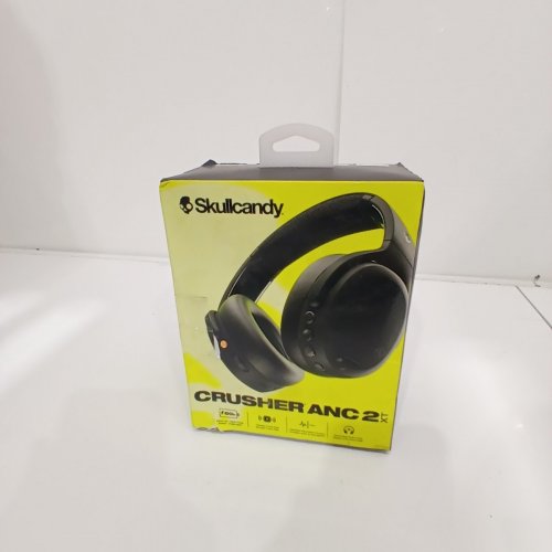 SKULLCANDY CRUSHER ANC 2 OVER-EAR NOISE CANCELLING WIRELESS HEADPHONES WITH SENSORY BASS, 50 HR BATTERY, SKULL-IQ, ALEXA ENABLED, MICROPHONE, WORKS WITH BLUETOOTH DEVICES - BLACK (MODEL: S6CAW) image 5