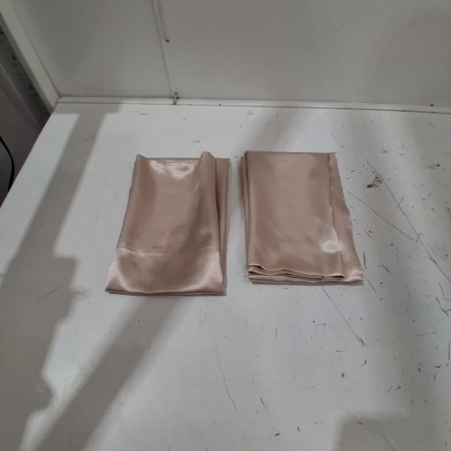 2PC PURE MULBERRY SILK PILLOWCASES - 20" X 30" - BLUSH PINK image 3