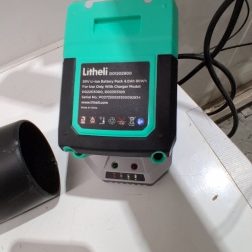 LITHELI 20V CORDLESS LEAF BLOWER BATTERY POWERED FOR CLEANING LEAVES-GREEN (MODEL:D07102150) image 2