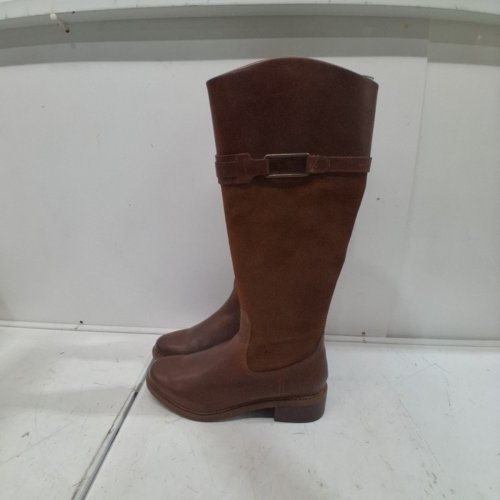 WOMEN'S CLARKS MAYE CARLY KNEE HIGH BOOTS - SIZE 8 - TAN (MODEL: 26179645) image 6