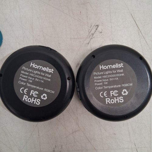 2PK HOMELIST MAGNETIC PICTURE WALL LIGHTS - BLACK (MODEL: H5C2XD001R3HK) image 5
