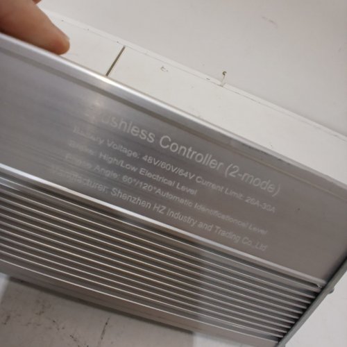 BRUSHLESS EBIKE MOTOR CONTROLLER - 48V/60V/64V - 20A-30A - 60/120* ANGLE image 3